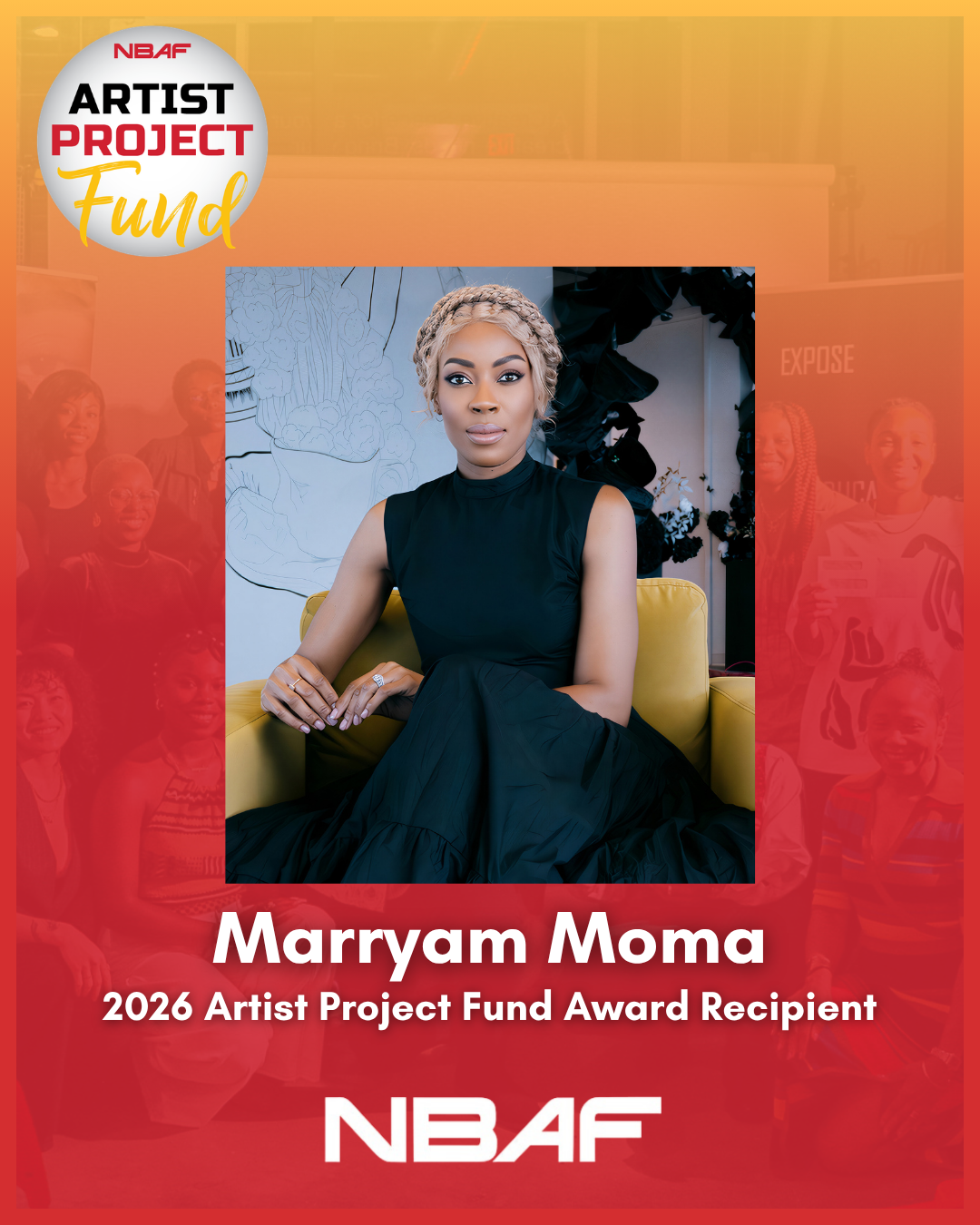 2026 Artist Project Fund Award Recipients - Marrayam Moma