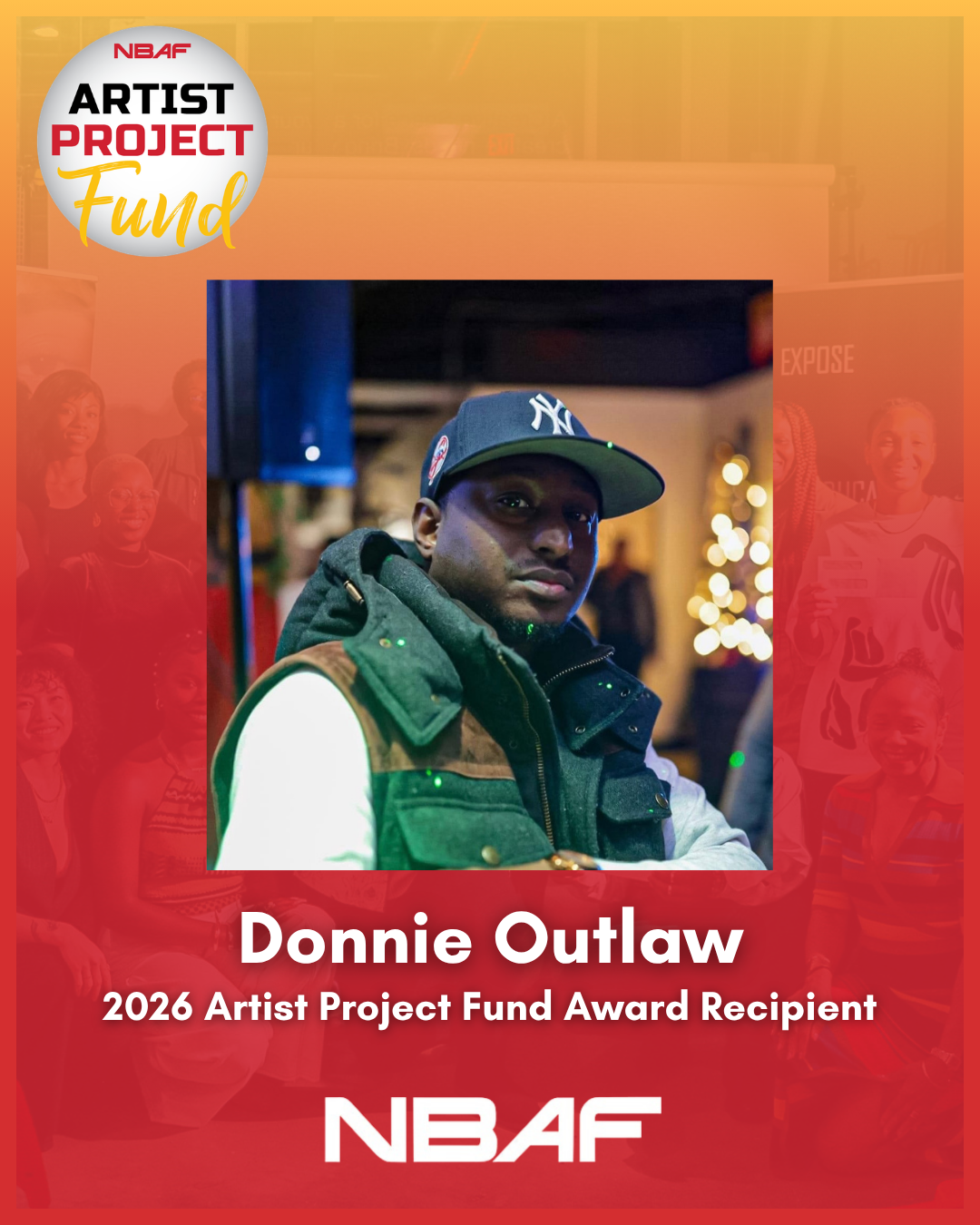 2026 Artist Project Fund Award Recipients - Donnie Outlaw