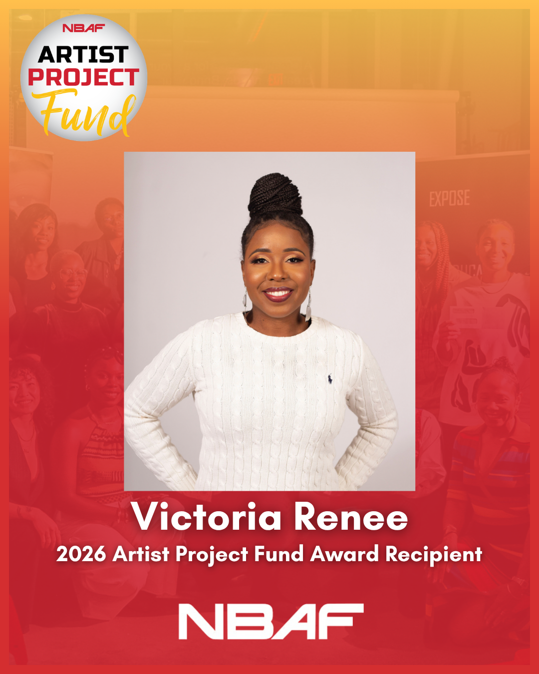 2026 Artist Project Fund Award Recipients - Victoria Renee