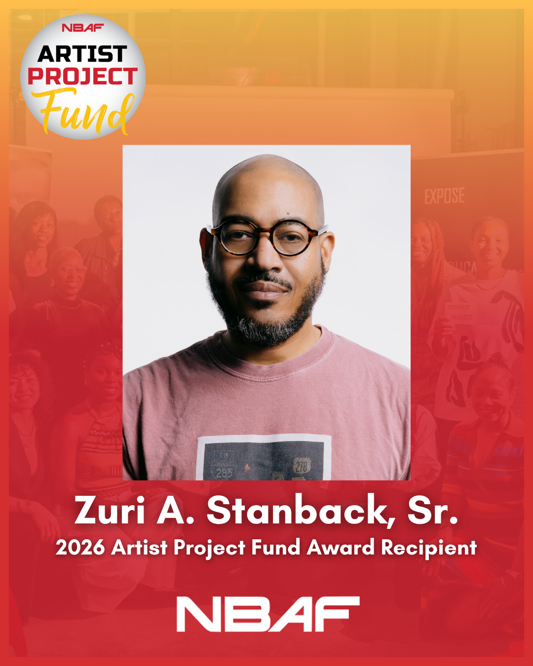 2026 Artist Project Fund Award Recipients - Zuri A. Stanback, Sr.