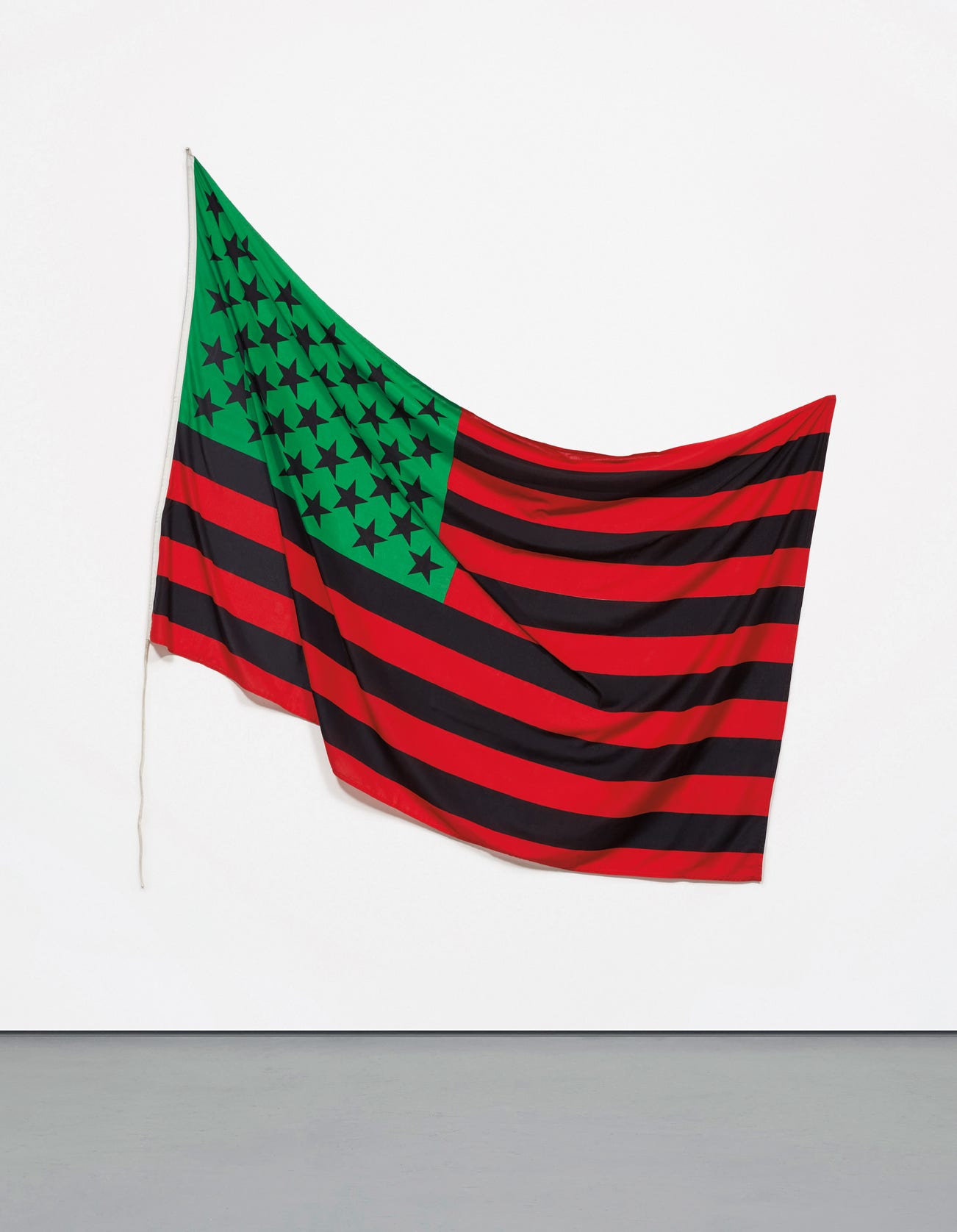 mage: David Hammonds, African American Flag, 1990